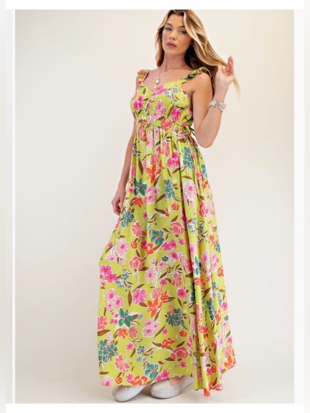 Easel Floral Maxi Dress